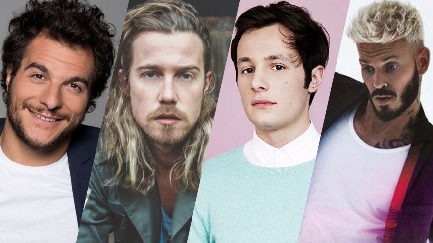 Julien Doré, Vianney, Amir, M. Pokora, Kendji Girac… qui sera l’homme de l’année 2017 ?