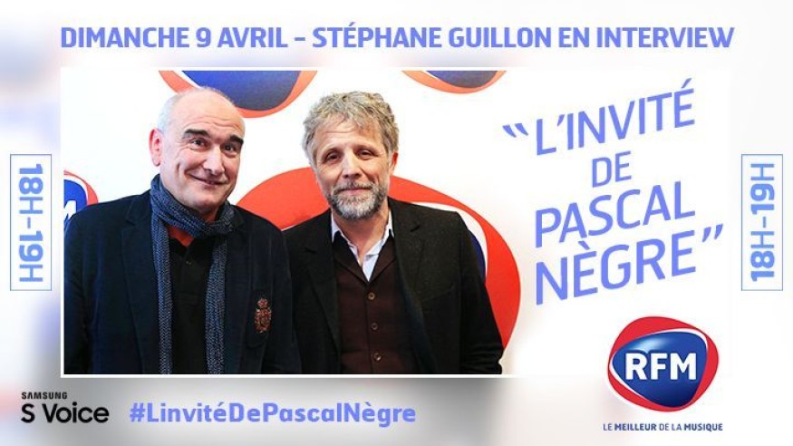 Dimanche 9 avril, Stéphane Guillon est l'invité de Pascal Nègre !