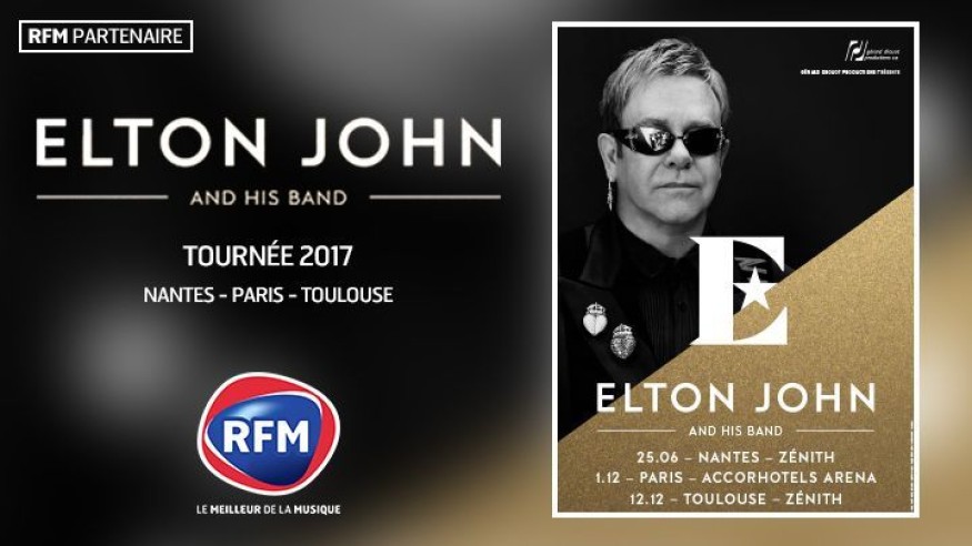 Elton John annonce une date au Zénith de Toulouse le 12 décembre !
