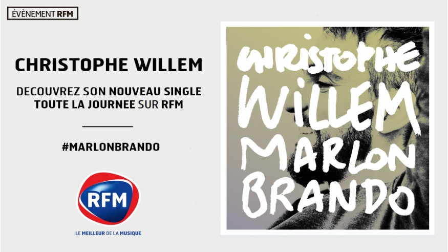 Christophe Willem : découvrez son nouveau single «Marlon Brando »