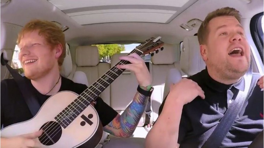 Ed Sheeran : découvrez son carpool karaoke avec James Corden