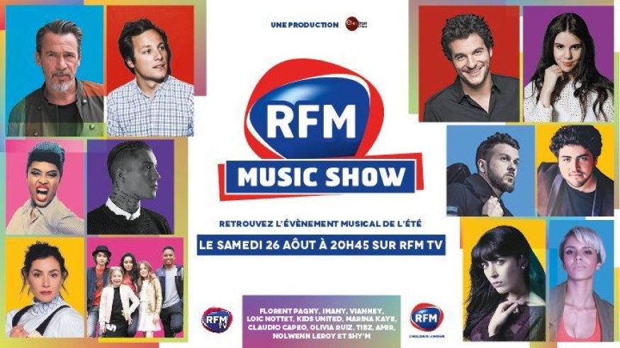 Samedi à 20h45 sur RFM TV (re)vivez la 3e édition du RFM Music Show !