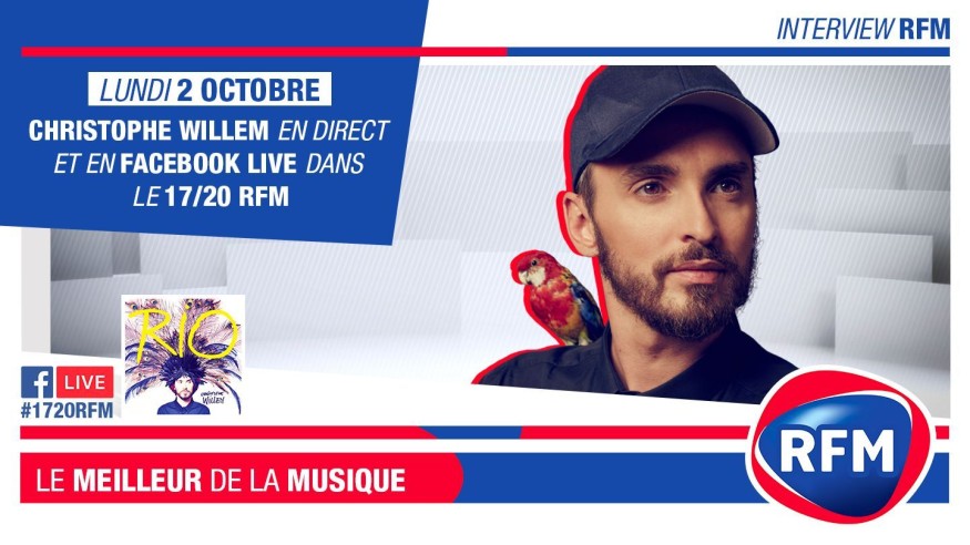 Lundi, à 19h : Retrouvez Christophe Willem dans le 19/20 !