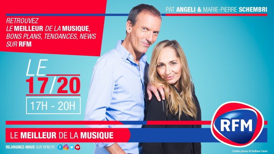 17/20 : Retrouvez Pat Angeli et Marie-Pierre Schembri du lundi au vendredi sur RFM
