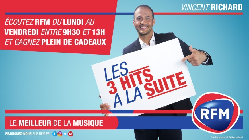 Jouez avec Vincent Richard aux 3 Hits à la suite !