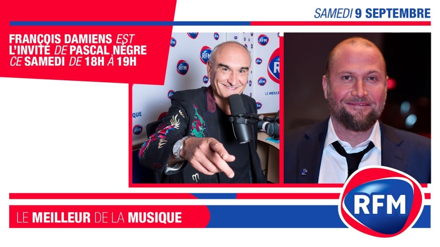 Samedi 9 septembre : François Damiens est l’invité de Pascal Nègre