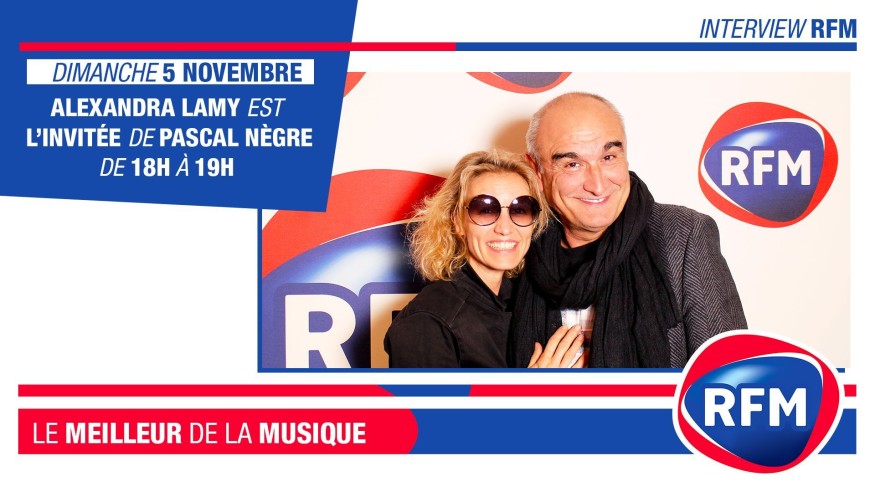 Dimanche 5 novembre : Alexandra Lamy est l’invitée de Pascal Nègre