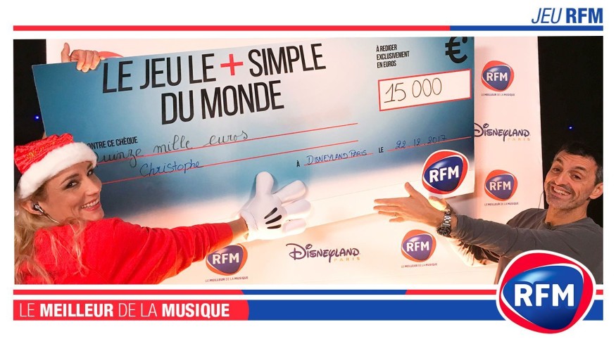 Le jeu le + simple du monde : Christophe gagnant des 15 000 €
