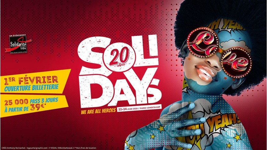 Solidays 2018 : découvrez les premiers noms de la programmation !