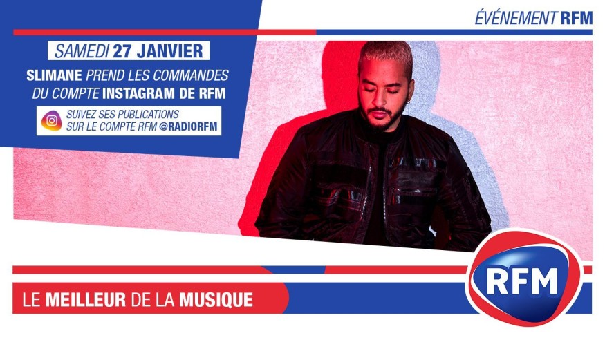 Slimane prend les commandes du compte Instagram de RFM