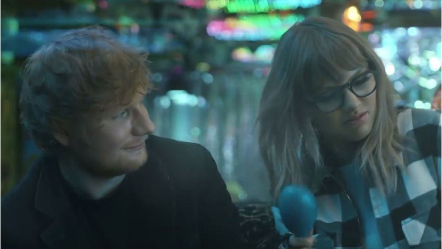 Ed Sheeran s'invite dans le nouveau clip de Taylor Swift !