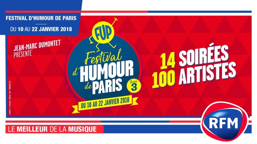 Le Festival d'humour de Paris : découvrez le programme de la 3ème édition !