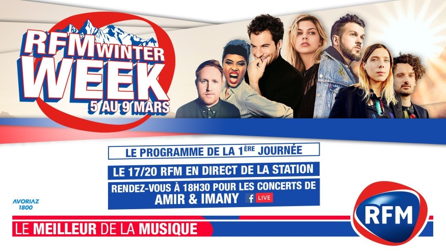RFM Winter Week : Le programme de la 1ère journée