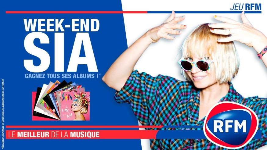Week-end spécial Sia : Gagnez sa discographie complète!