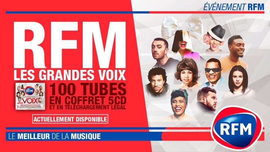 Découvrez la compilation «RFM Les Grandes Voix» !