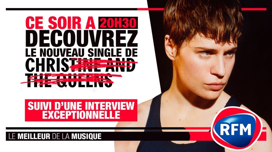 Découvrez la nouvelle chanson de Christine and The Queens ce soir à 20h30 sur RFM