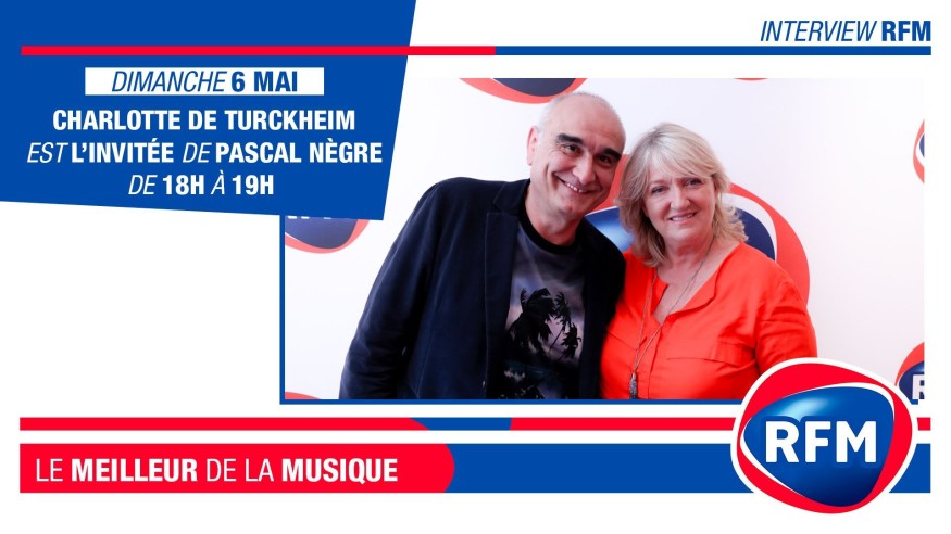 Dimanche 6 mai, Charlotte De Turckheim est l’invitée de Pascal Nègre