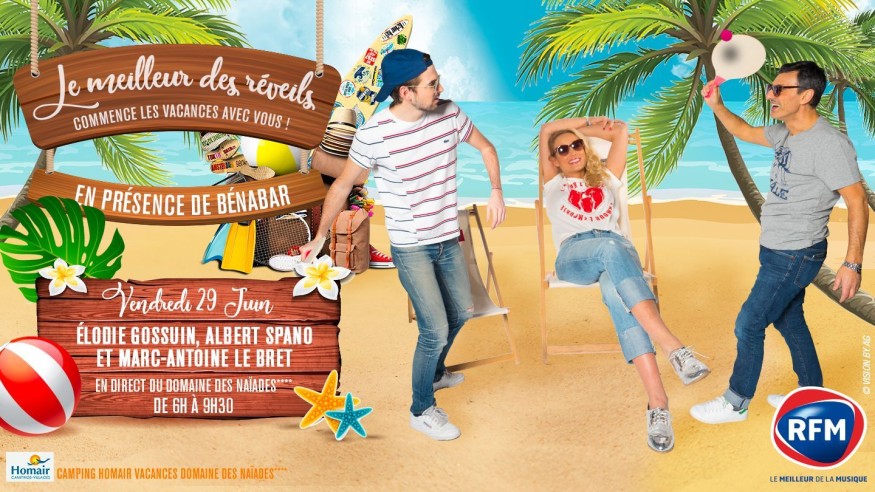 Vendredi 29 juin : L’équipe du meilleur des réveils débute ses vacances avec vous!
