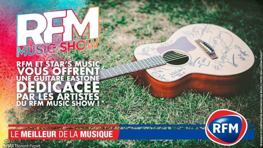 RFM Music Show : gagnez votre guitare dédicacée par les artistes !