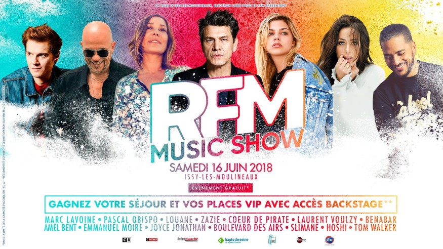 RFM Music Show : Rendez-vous le 16 juin à Issy-les-Moulineaux