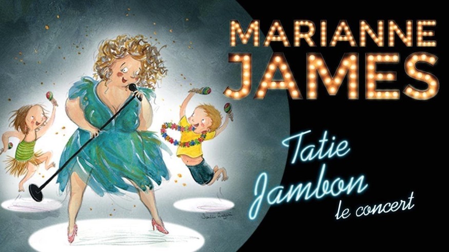 Marianne James présente «Tatie Jambon, le concert» à la Grande Comédie de Paris !