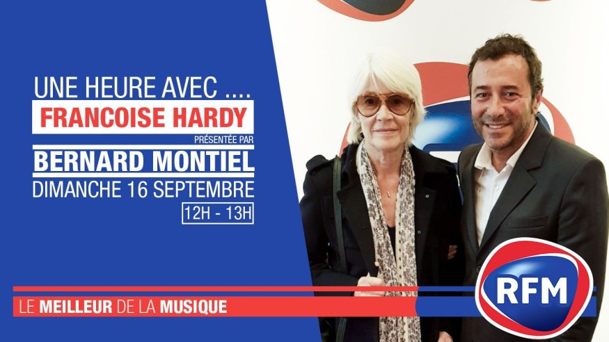 Dimanche 16 septembre, à 12h : 1 heure avec... Françoise Hardy