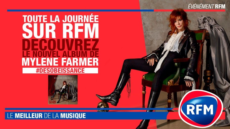 Vendredi 28 septembre : Découvrez le nouvel album de Mylène Farmer sur RFM !
