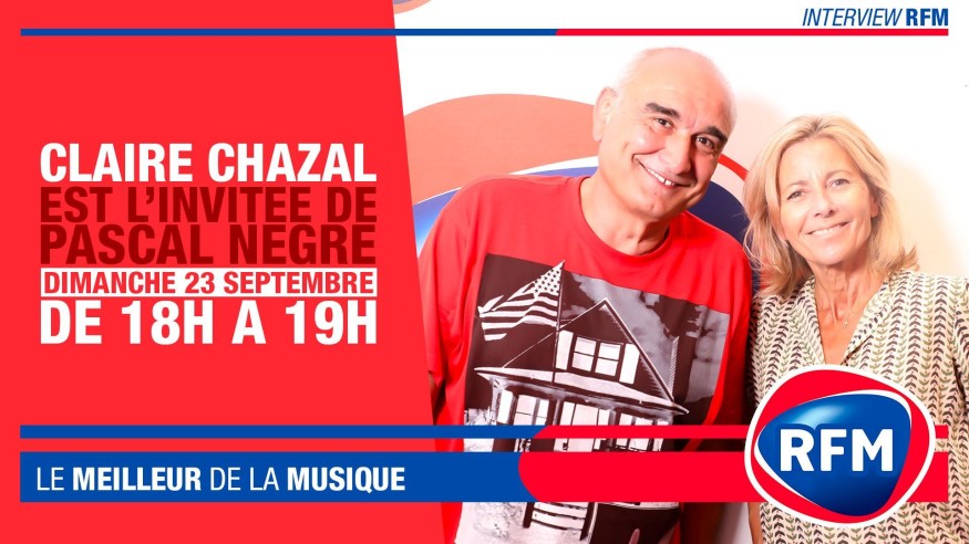 Dimanche 23 septembre : Claire Chazal est l'invitée de Pascal Nègre