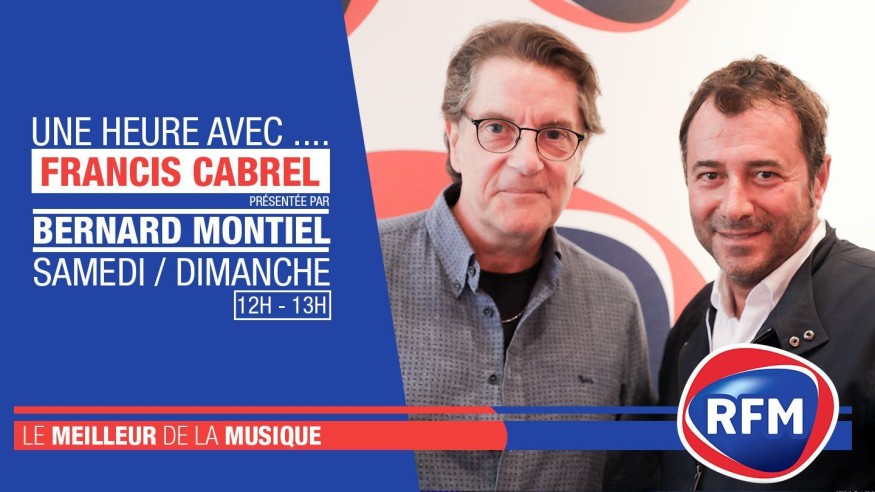 Samedi 8 et dimanche 9 septembre, à 12h : 1 heure avec... Francis Cabrel
