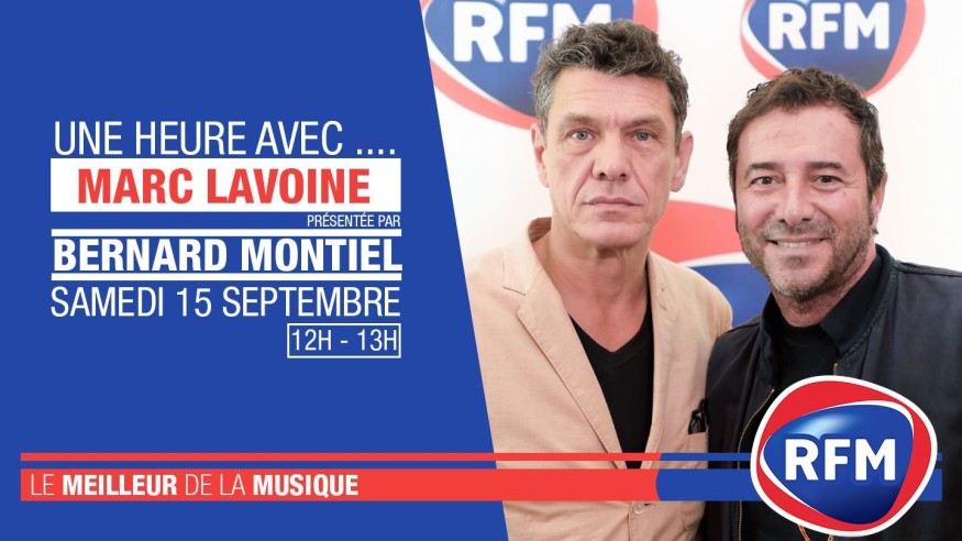 Samedi 15 septembre, à 12h : 1 heure avec... Marc Lavoine
