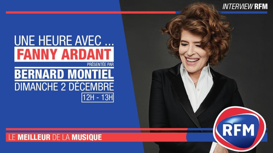 Dimanche 2 décembre : Une heure avec... Fanny Ardant