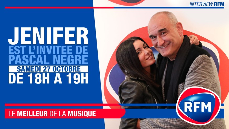 Samedi 27 Octobre : Jenifer est l’invitée de Pascal Nègre