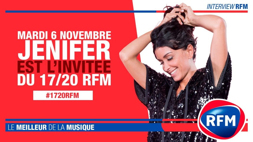 Mardi 6 novembre : Jenifer est l’invitée du 17/20!