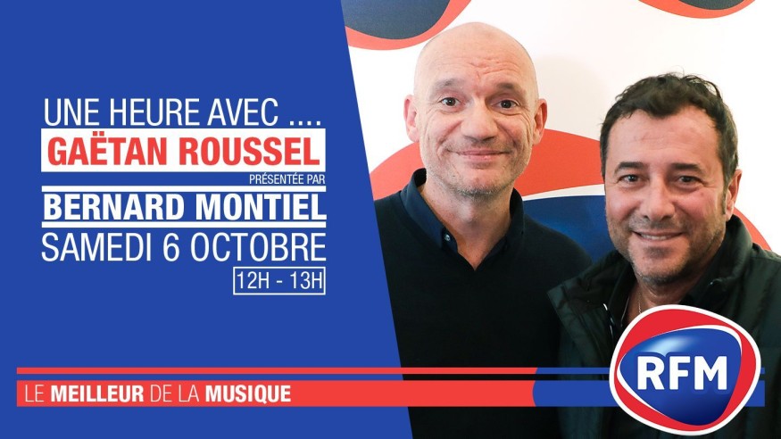 Samedi 6 octobre, à 12h : 1 heure avec... Gaëtan Roussel