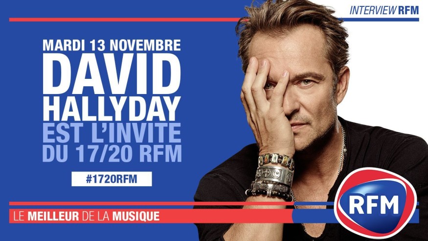 Mardi 13 novembre : David Hallyday est l'invité du 17/20 RFM !