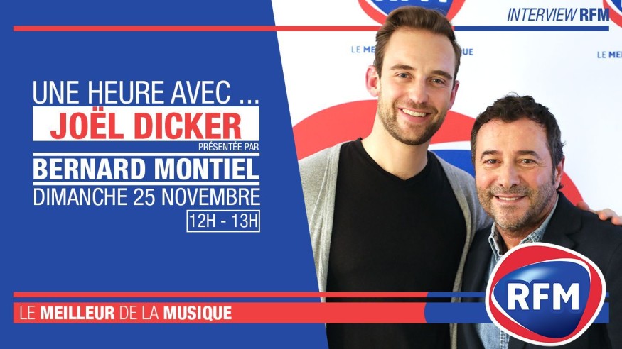 Dimanche 25 novembre : une heure avec… Joël Dicker