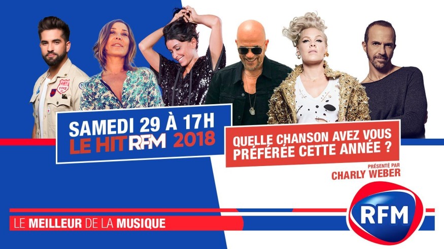 Samedi 29 décembre : Emission spéciale Le Hit RFM 2018!