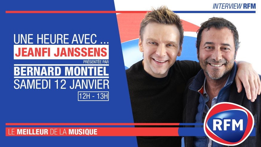 Samedi 12 janvier: Jeanfi Janssens est l’invité de Bernard Montiel