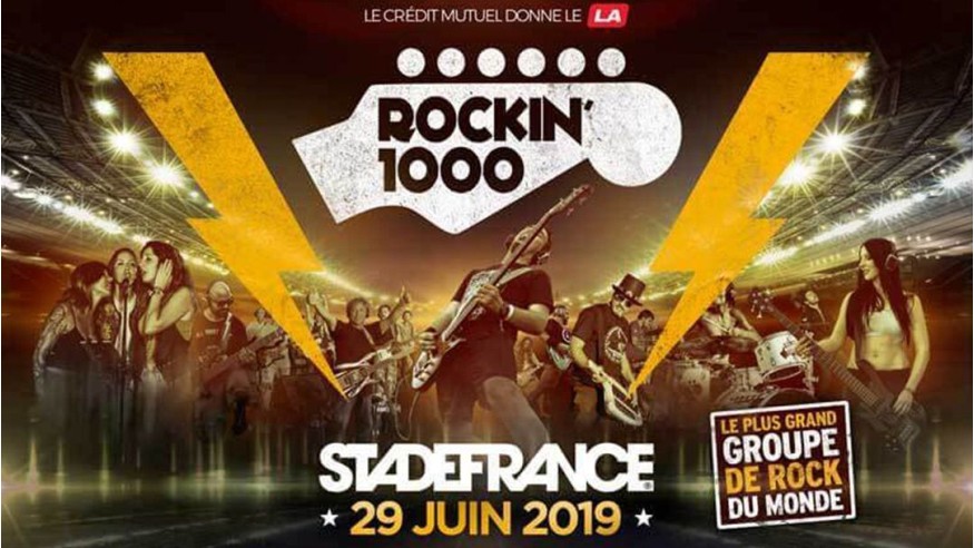 ROCKIN' 1000 : Un concert avec 1000 musiciens au Stade de France !