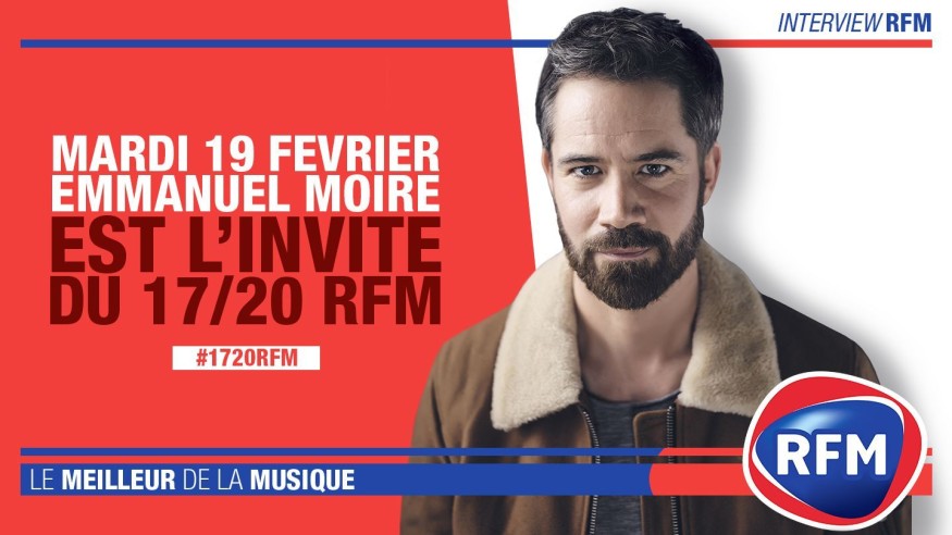 Mardi 19 février : Emmanuel Moire est l'invité du 17/20