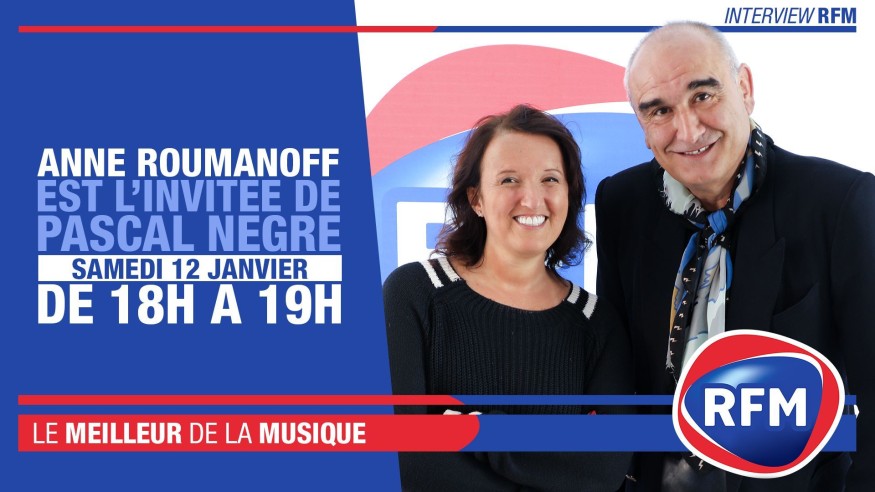 Samedi  12 janvier, Anne Roumanoff est l’invitée de Pascal Nègre