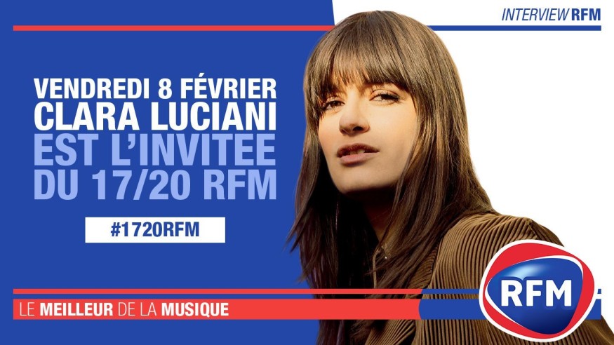Vendredi 8 février : Clara Luciani est l’invitée du 17/20 RFM !