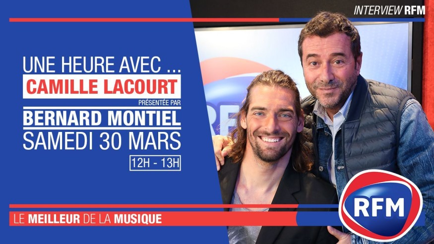 Samedi 30 mars : Camille Lacourt est l’invité de Bernard Montiel
