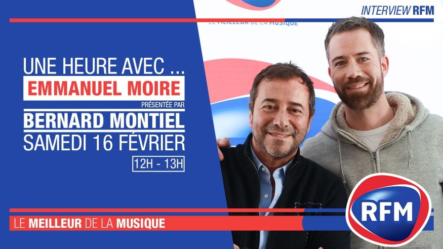 Samedi 16 février : Emmanuel Moire est l'invité de Bernard Montiel
