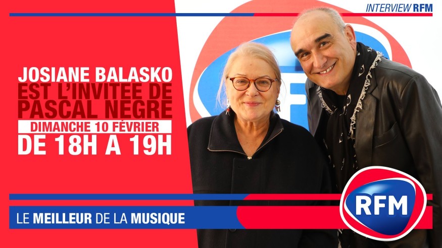 Dimanche 10 février : Josiane Balasko est l'invitée de Pascal Nègre
