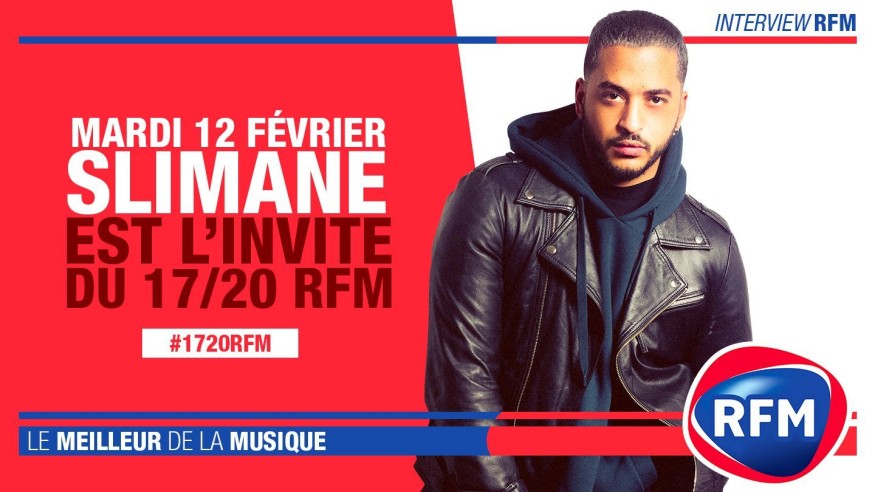 Mardi 12 février : Slimane est l’invité du 17/20 RFM !