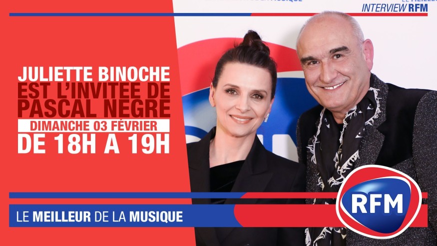 Dimanche 3 février, Juliette Binoche est l’invitée de Pascal Nègre