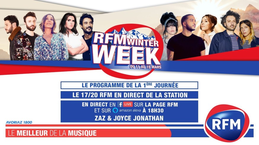 RFM Winter Week : Le programme de la 1ère journée