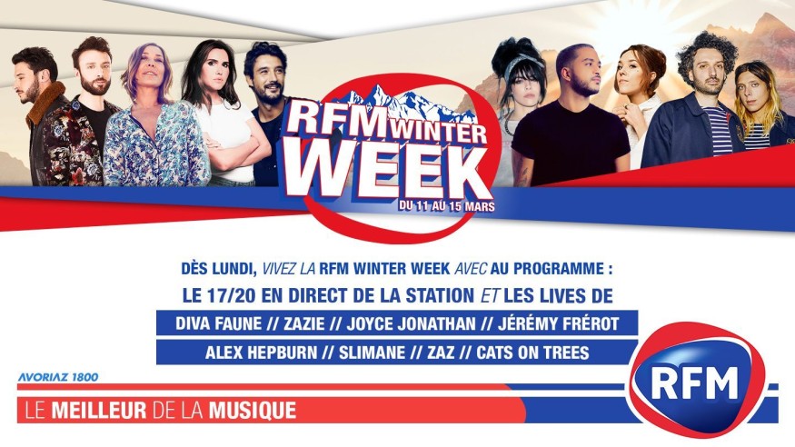 RFM WINTER WEEK : DU 11 AU 15 MARS, RFM SE DÉLOCALISE À AVORIAZ !