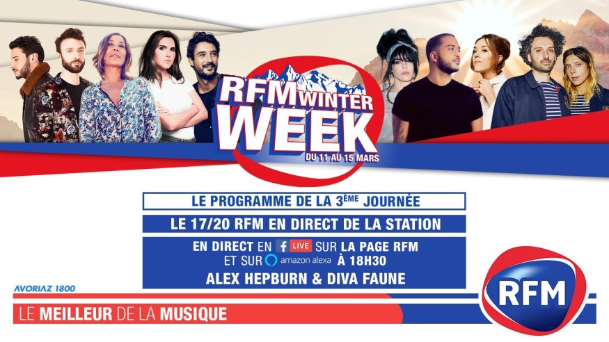 RFM Winter Week : Le programme de la 3ème journée